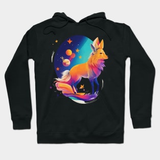 Starry Bonds - Exploring the Ethereal Realm of Cosmic Animals Hoodie
